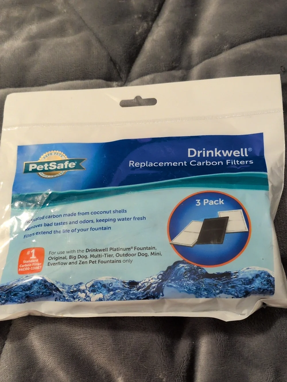 PetSafe Drinkwell Replacement Carbon Filters - Blue, White